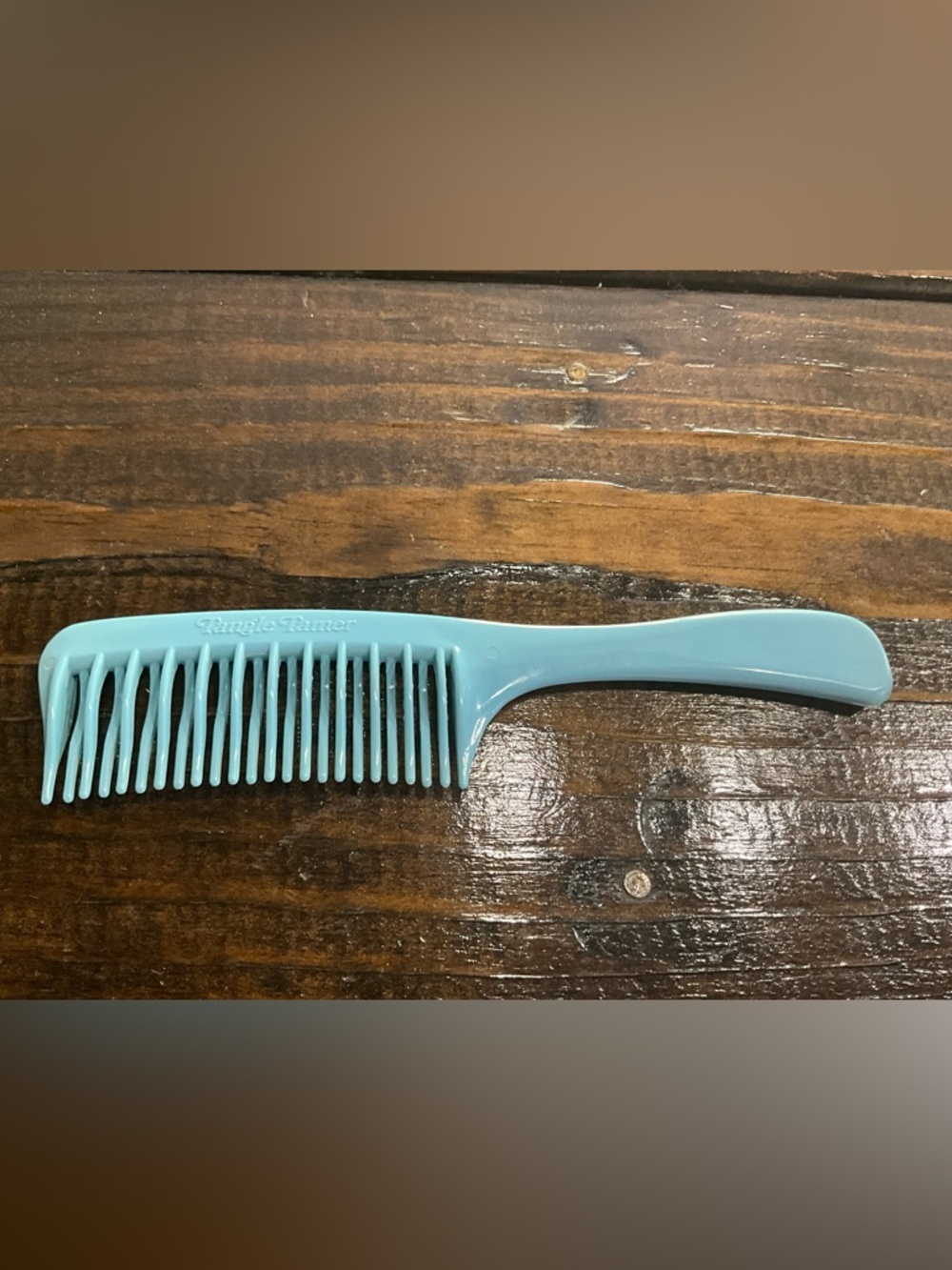 Vintage Light Blue Plastic Comb Tangle Tamer MCM